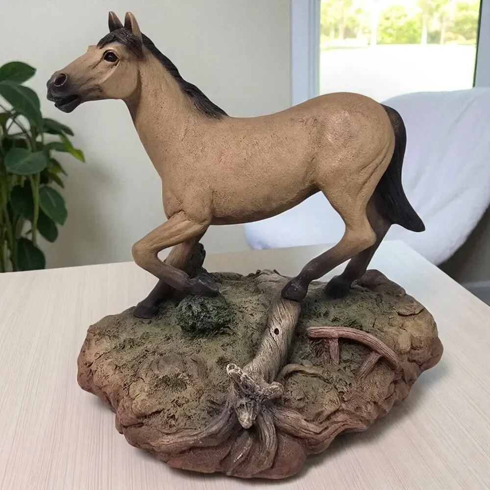 Neil J Rose Buckskin 'SPIRIT' HORSE FIGURINE Limited Edition #810/3500 Sculpture